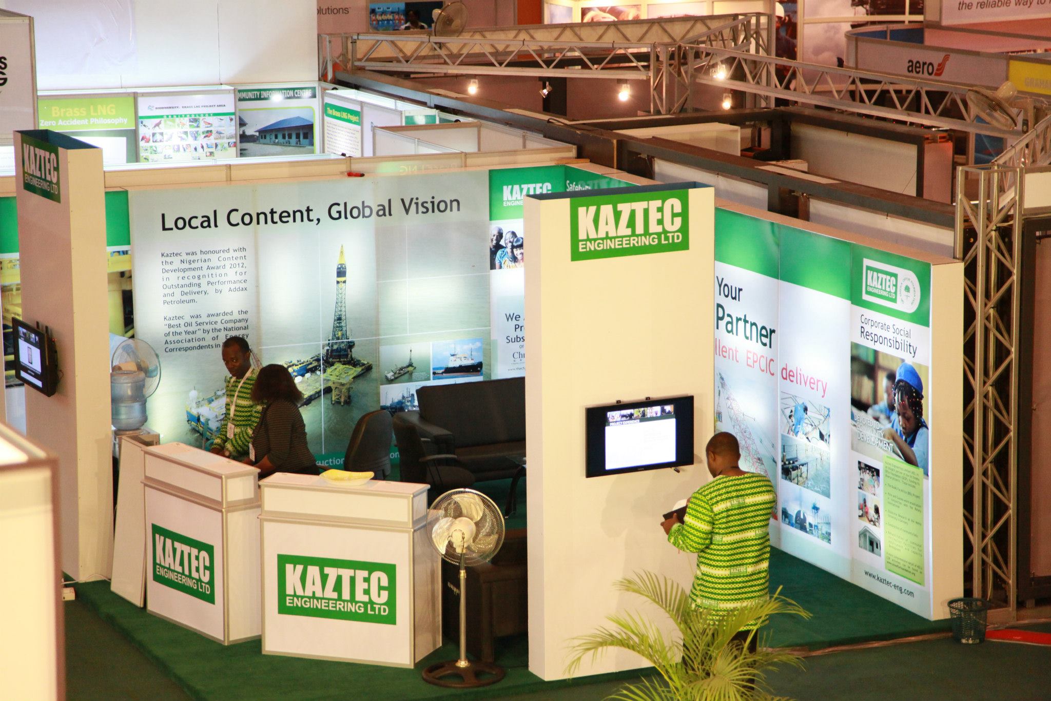 The Kaztec Booth