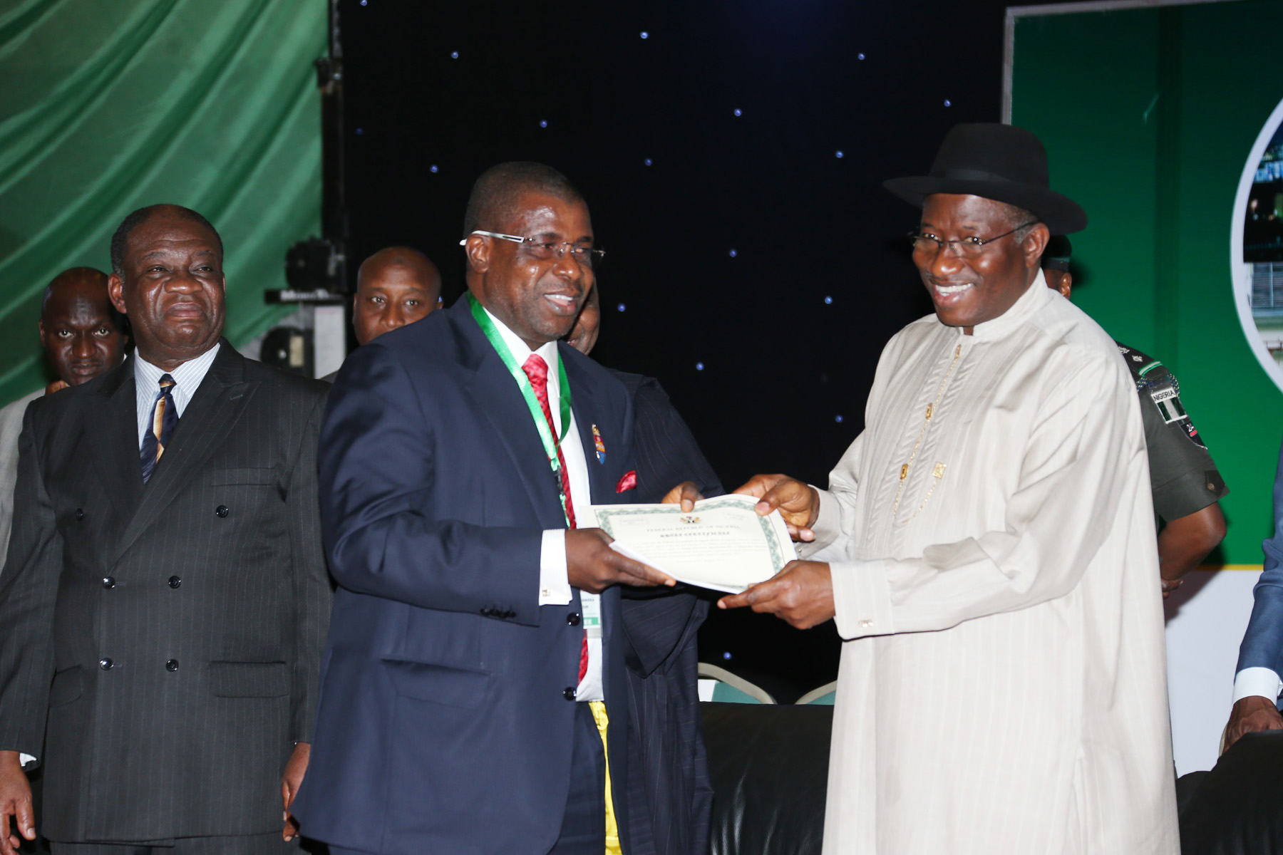 Formal Handover of Share Certificates and Licenses to New Core Owners of PHCN Successor Companies