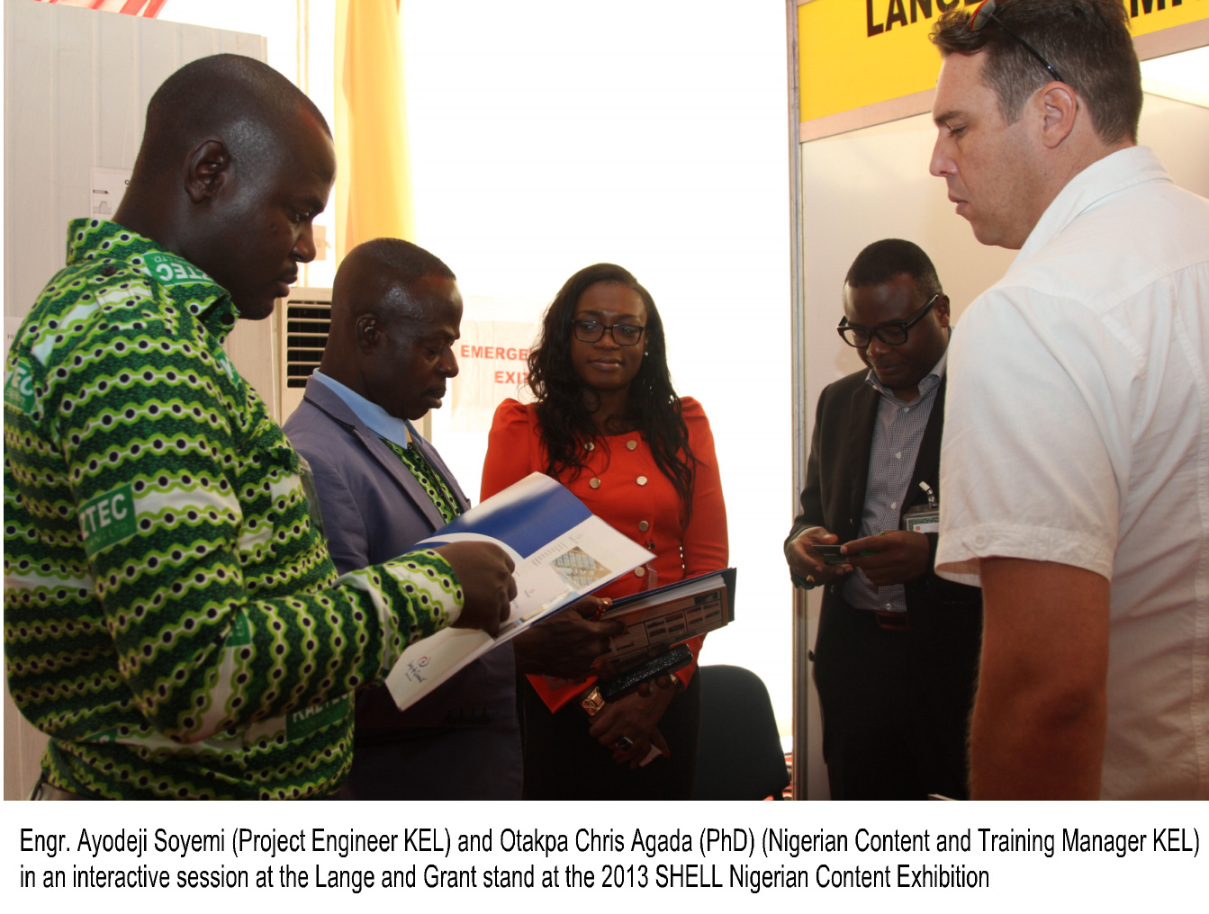 An Interactive session at the 2013 SHELL Nigerian Content Exhibition