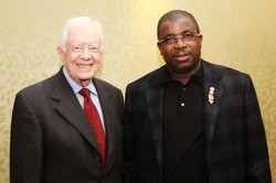Jimmy Carter and Sir Emeka Offor