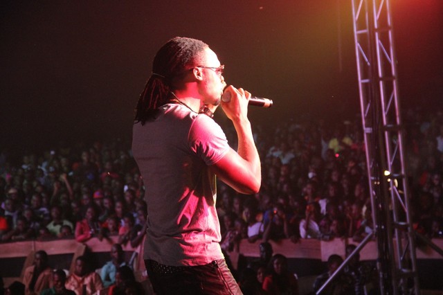 Flavour performing Adamma on stage