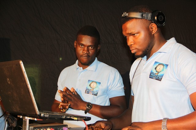 Ugo Daniells and DJ Don of Blaze FM