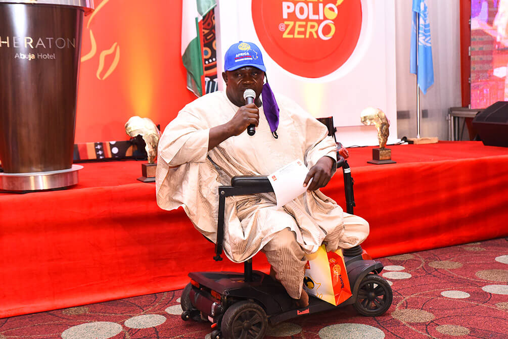 Rotary Awards Sir Offor at Africa Polio Free Certification Celebration