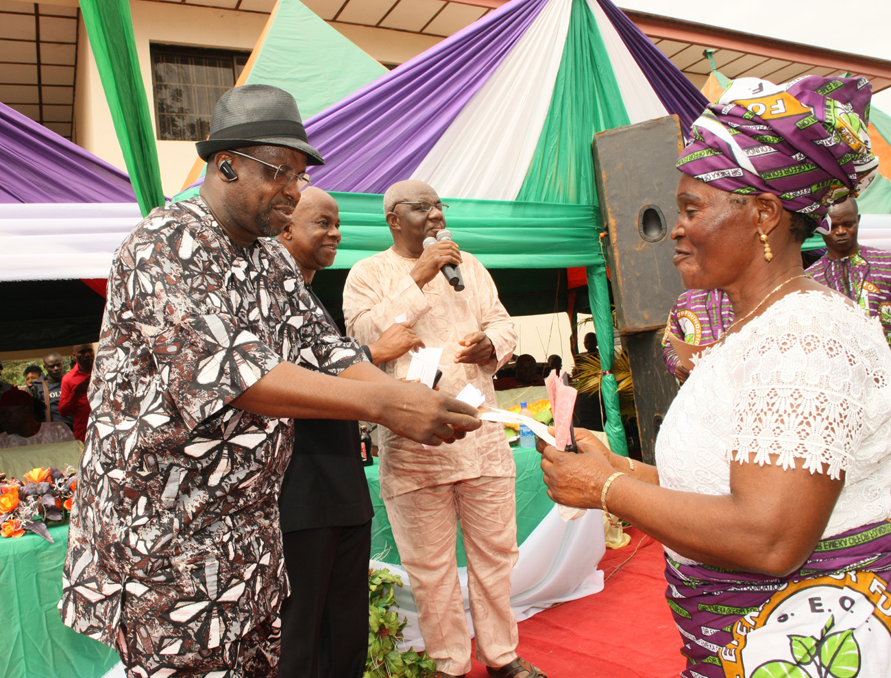 Sir Emeka Offor Foundation Helps Widows with Rice Donation