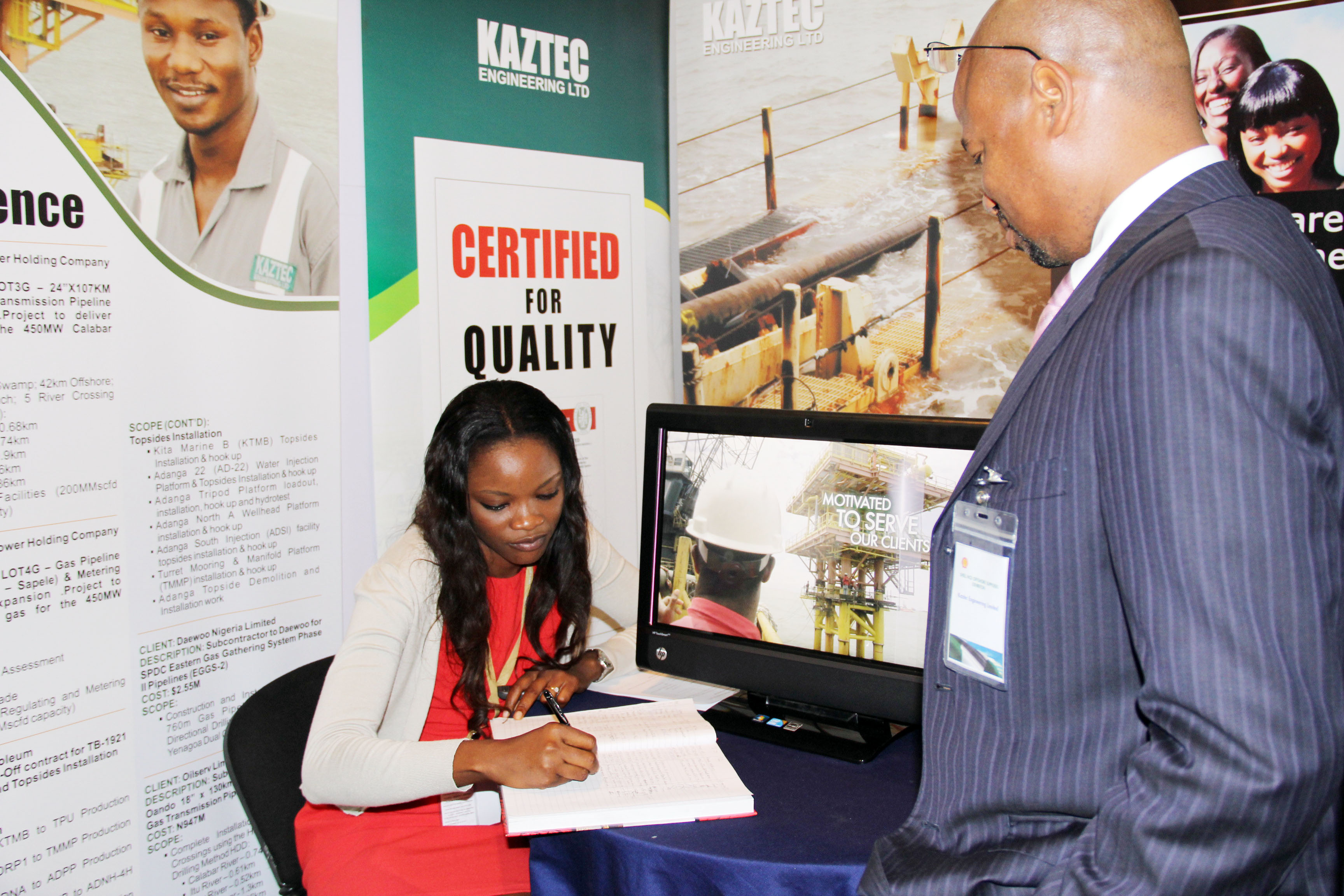 Kaztec Engineering at Shell Nigerian Content Day 2012