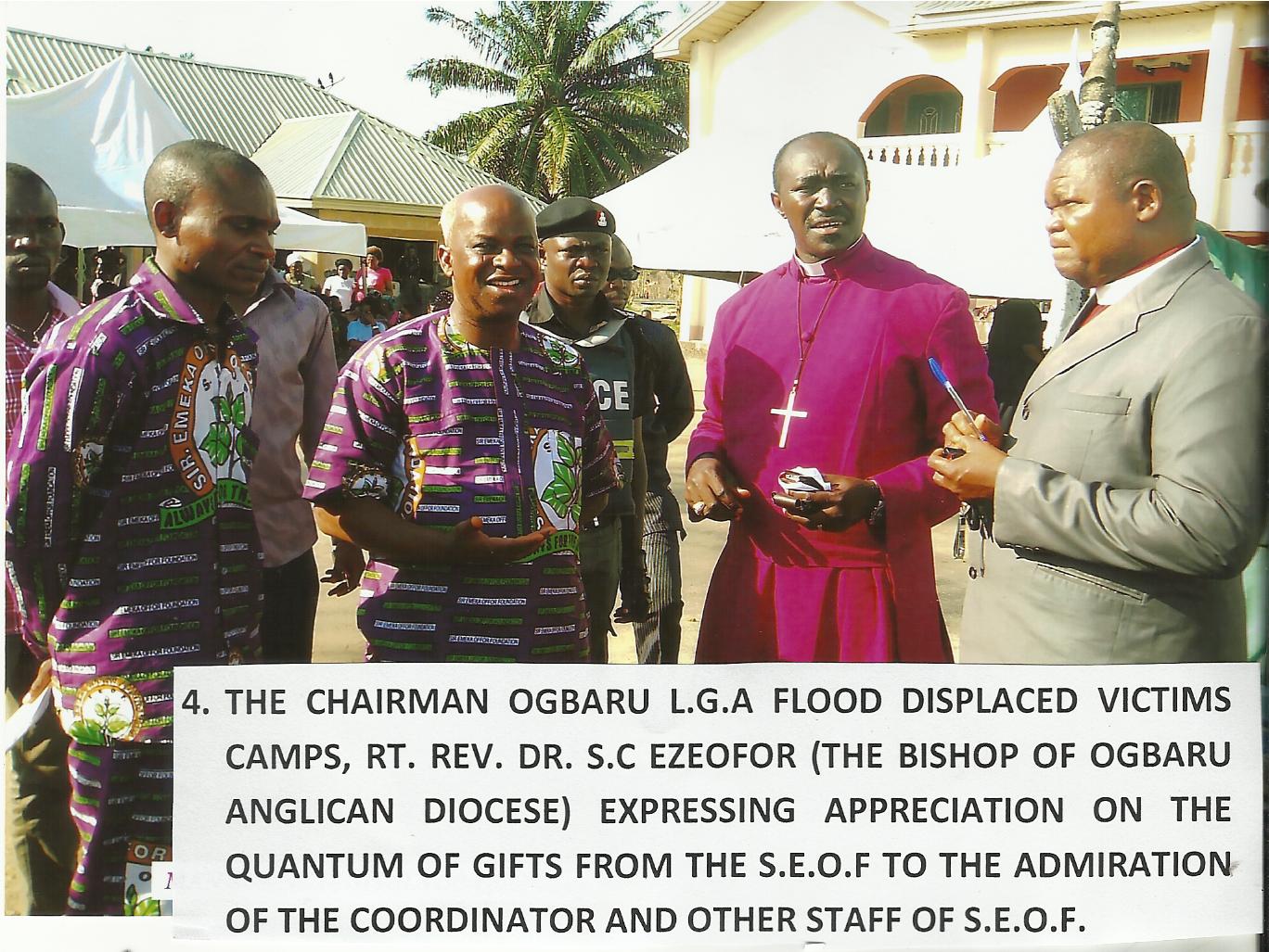 Visit to the Ogbaru L.G.A. Flood Displaced Victims Camps