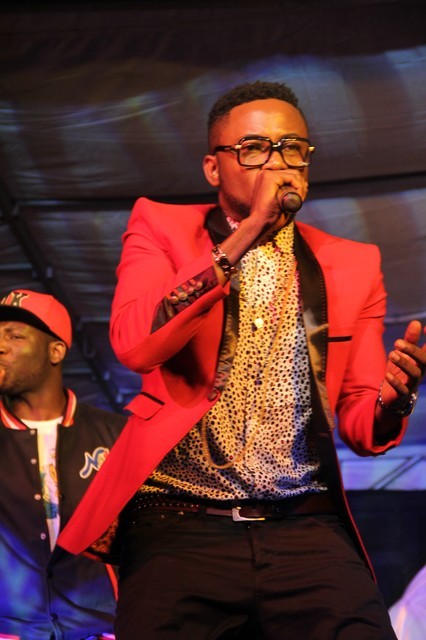 Wizboy performing on stage
