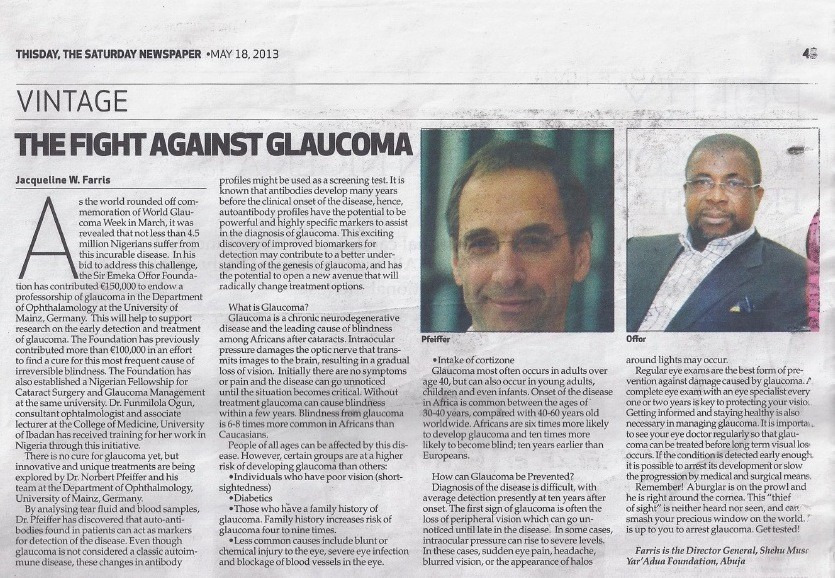 ThisDay - The Fight Against Glaucoma