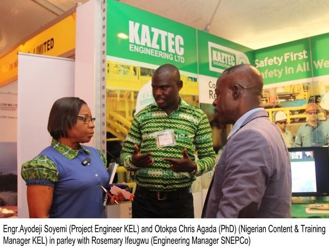 At the Kaztec Engineering Limited Booth