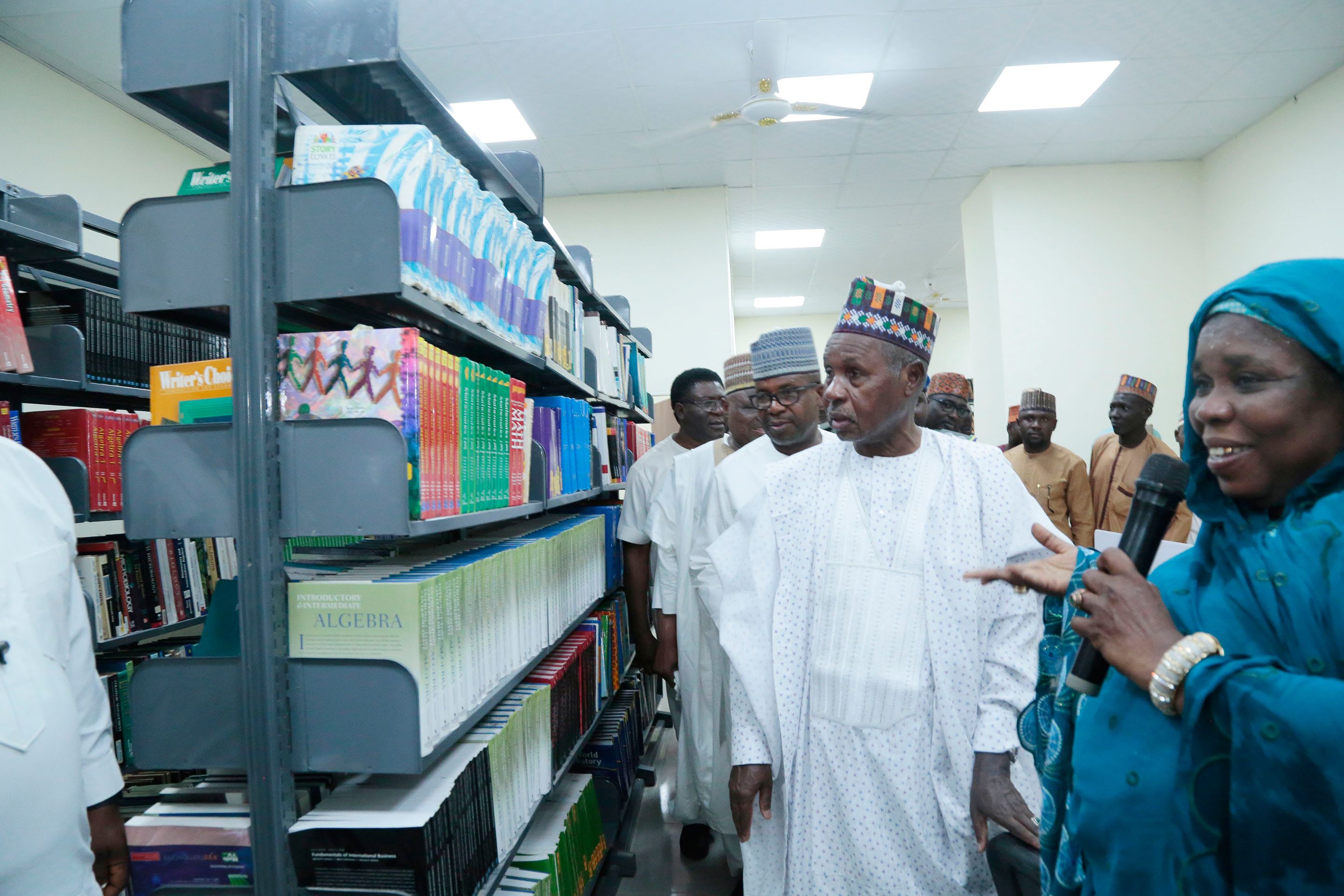 Sir Dr. Emeka Offor Inspects Waziri Alhassan Public Library in Daura